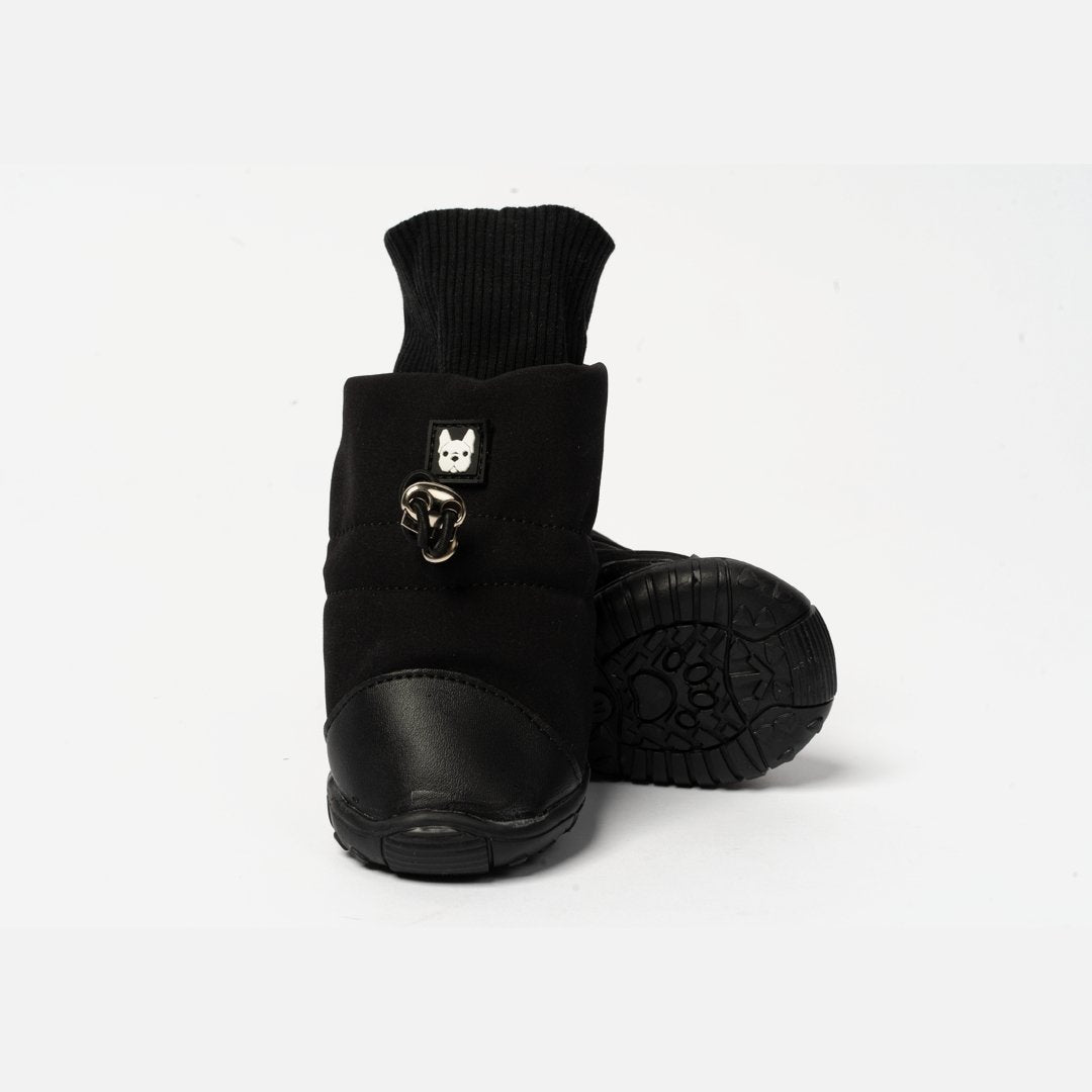 Bottes réglables pour chien Morgan - Noir