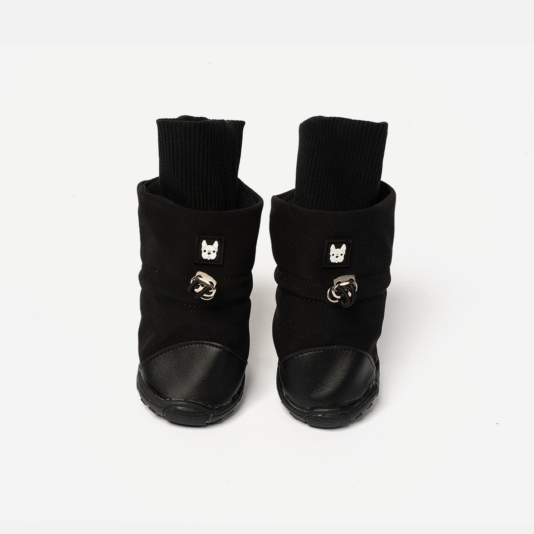 Bottes réglables pour chien Morgan - Noir