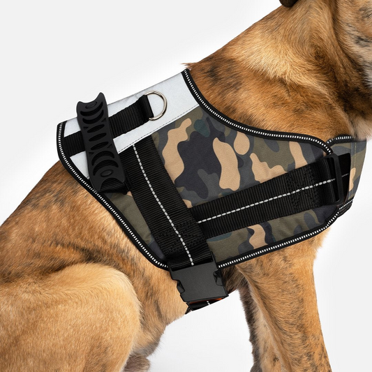 Heavy Duty Harness Camo Green